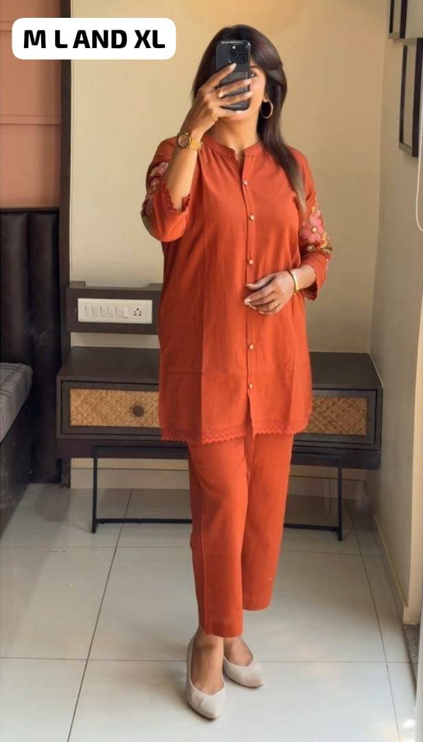 Summer Sutra – Cotton Slub Co-ord Set